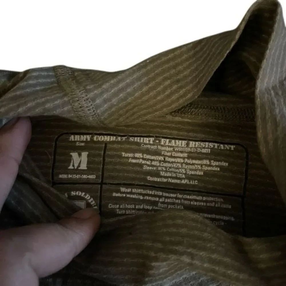 MASSIF ARMY COMBAT SHIRT - Picture 3 of 6